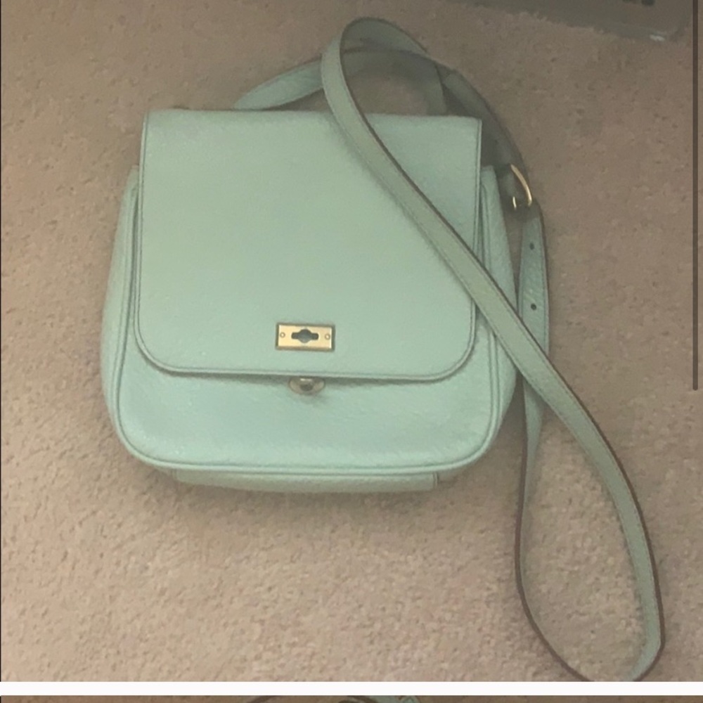 Mint green FOSSIL crossbody bag